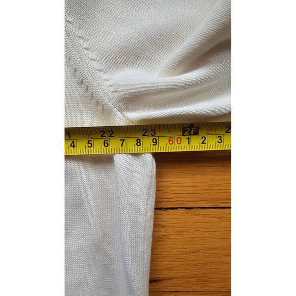 NEW Calvin Klein 100% Supima Cotton Mens Crewneck Cream Sweater, Sz XL, NWT - Picture 6 of 6